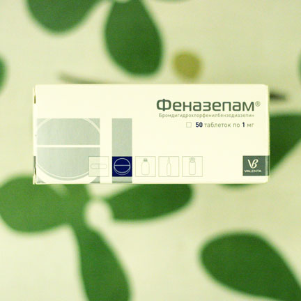 Phenazepam 1mg 50 tablets